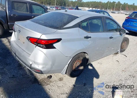 2020 Nissan Versa S Xtronic Cvt z USA, uszkodzony, nr VIN 3N1CN8DVXLL881237